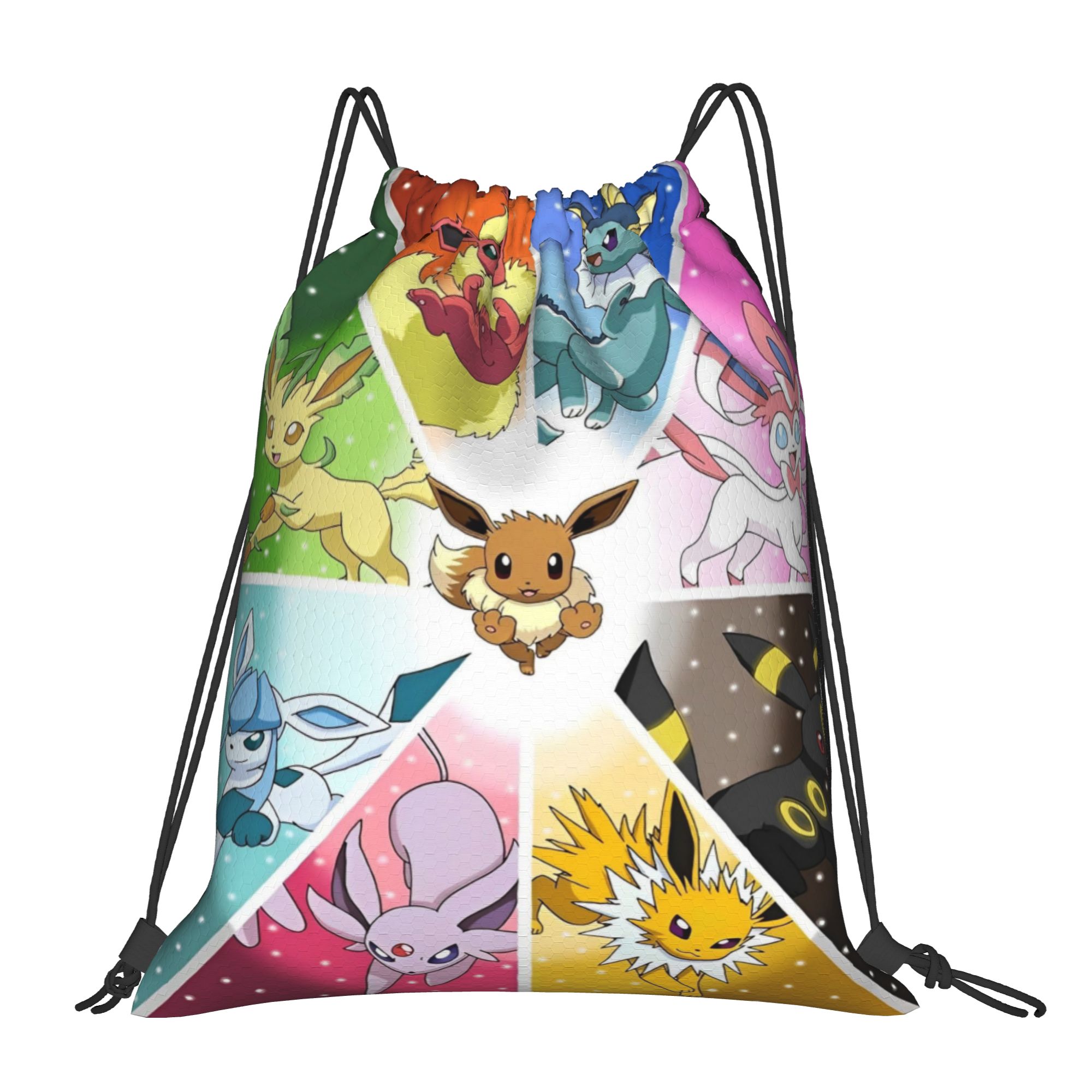 Drawstring Gym Bag - Mochila con cordón estilo anime de