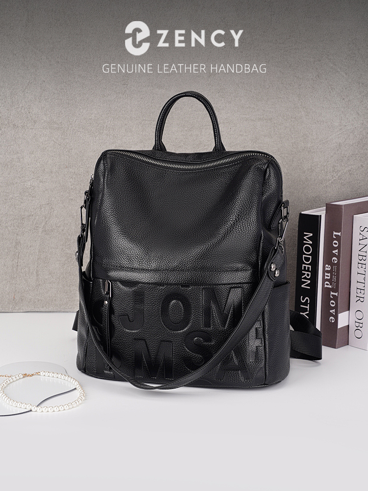 Fashion Backpack Women - Mochila Zency Premium de Cuero Genuino