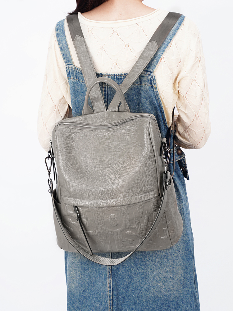 Mochila Zency Premium de Cuero - Fashion Backpack Women reseña y precio