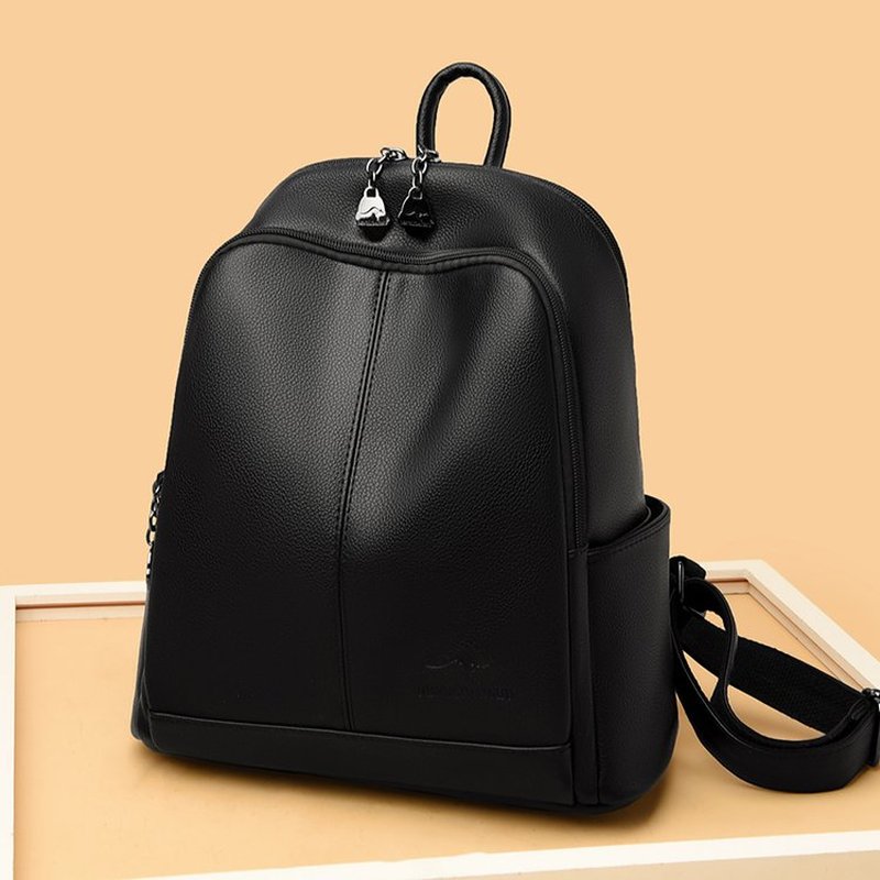 Nueva Mochila de Viaje Coreana - Leather Backpack Vintage reseña y precio